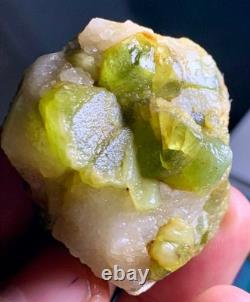 15 pieces Natural Green Peridot Crystals specimen Lot from Pakistan