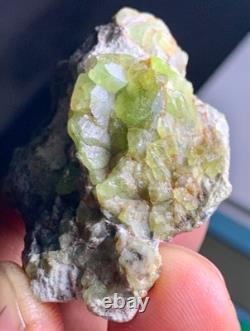 15 pieces Natural Green Peridot Crystals specimen Lot from Pakistan