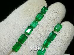 16 Carat Top Quality 100% Natural Emerald Facet 10 Pieces From Zambia