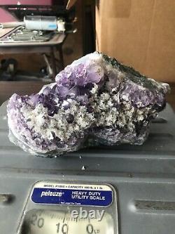 16 Lbs. Total, 4 Pieces, Natural Amethyst Geode. $250 Ask For Lot. Free Shipping