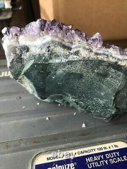 16 Lbs. Total, 4 Pieces, Natural Amethyst Geode. $250 Ask For Lot. Free Shipping