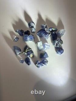 16carats package Benitoite crystals (27) pieces