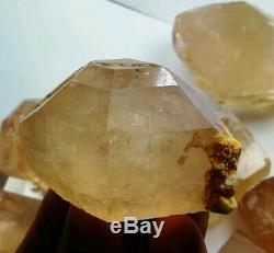 1852 Gram 19 pieces Facet Topaz Crystals Type Rough From mine Pakistan