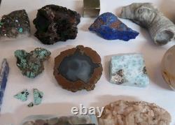 18 Piece Mixed Lot Rock, Fossil, Mineral, Crystal