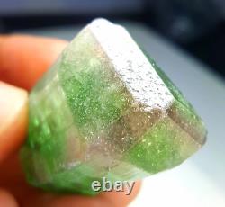 192 Carats Beautiful Natural Bi-Color Tourmaline Crystal Very Nice Quality Piece