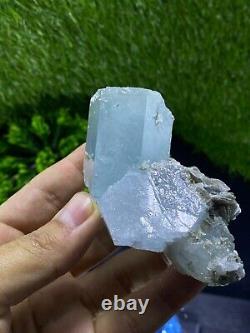 192-grams Natural Aquamarine Crystal Specimen Statement piece crystal @Skardu