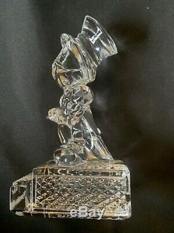 1999 Waterford Crystal Disney Disneyana Jiminy Cricket Gorgeous Piece