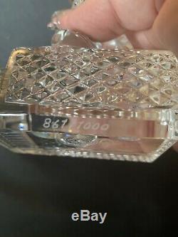 1999 Waterford Crystal Disney Disneyana Jiminy Cricket Gorgeous Piece