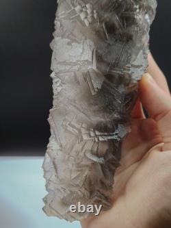 1.23kg Natural Cubic Fluorite Crystal Mineral Specimen Rare Step Formation