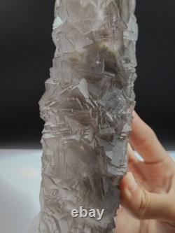 1.23kg Natural Cubic Fluorite Crystal Mineral Specimen Rare Step Formation