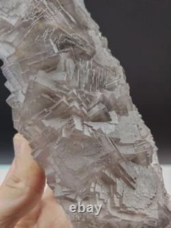 1.23kg Natural Cubic Fluorite Crystal Mineral Specimen Rare Step Formation