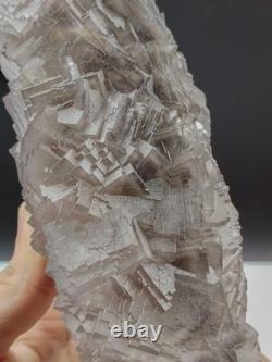 1.23kg Natural Cubic Fluorite Crystal Mineral Specimen Rare Step Formation