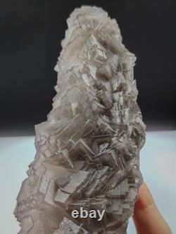 1.23kg Natural Cubic Fluorite Crystal Mineral Specimen Rare Step Formation