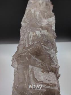 1.23kg Natural Cubic Fluorite Crystal Mineral Specimen Rare Step Formation