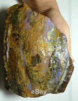 1.3 Kilogram Natural Eromanga Boulder Opal Rough Specimen Piece lapidary Hobby