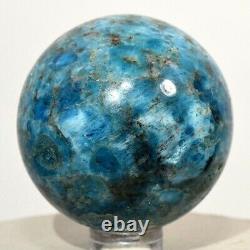 200g/300g/500gNatural Blue Apatite Grade Rare Polished Crystal Gemstone Sphere