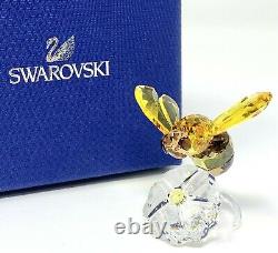 2017 SCS Swarovski 5244639 Event Piece Bumblebee on Wild Flower Crystal Figurine