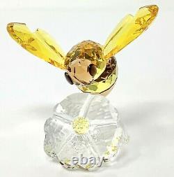 2017 SCS Swarovski 5244639 Event Piece Bumblebee on Wild Flower Crystal Figurine