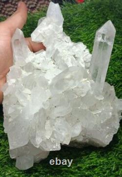 2022g Beautiful Quartz Cluster and Faden Quartz Piece from Skardu Pakistan