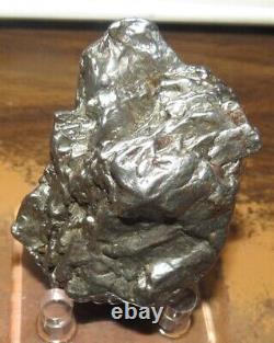 204 GM CAMPO DEL CIELO METEORITE CRYSTAL! GREAT PIECE With STAND