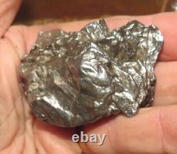 204 GM CAMPO DEL CIELO METEORITE CRYSTAL! GREAT PIECE With STAND