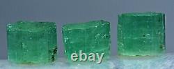 20 Carat Three Pieces Natural Rough Emerald Crystals (6.80, 6.60 & 6.50 Carat)