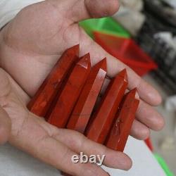 20 Pieces 2.2LB Natural Red Jasper Quartz Crystal Point Tower Polished Healing