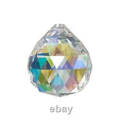 20mm Asfour Crystal, Clear AB, Crystal Sun Catcher, Crystal Ball Prisms 1 Hole