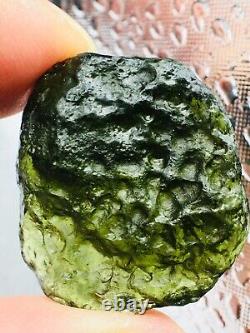 20pcs 20-30CT Genuine Raw Moldavite Crystal from Czech RepublicPIC certificate