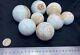 2100 Grams 8 Pieces Spheres Blue Calcite Top Quality Spheres For Sale