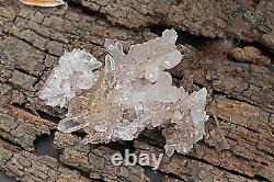 214 gm Lite Pink Samadhi Beautiful Quartz Rare Point healing Cluster Meditation