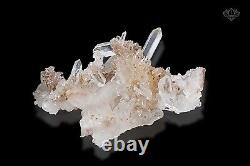 214 gm Lite Pink Samadhi Beautiful Quartz Rare Point healing Cluster Meditation