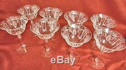 21 Piece Cambridge Candlelight Stemware Collection, Iced Tea, Wine, Sherbet