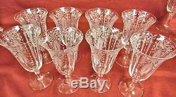 21 Piece Cambridge Candlelight Stemware Collection, Iced Tea, Wine, Sherbet