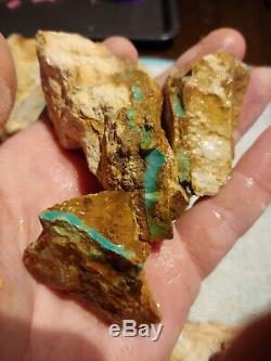 2300 Gram (5 pounds) Lot Of Royston Turquoise Cabbing Rough (Exact Pieces) rt11
