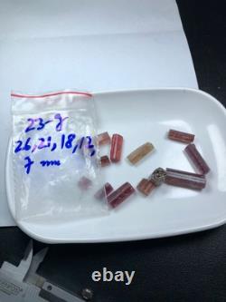 23 Grams, Gorgeous Colourful TOURMALINE CRYSTALS lot. 13 Pieces