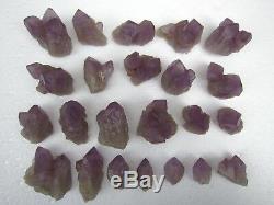 23 Pieces(5.5lb) Unique skeletal NATURAL Amethyst quartz crystal point Specimens