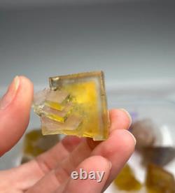 24-Piece Fluorite with Cumberland-Habit Quartz Lot