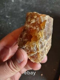 24 pieces of Calcite Natural Honey Crystal Healing flat of 9.5lbs