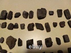 250 + STAUROLITE FAIRY STONE Cross rock mineral crystal arms pieces Free US Ship