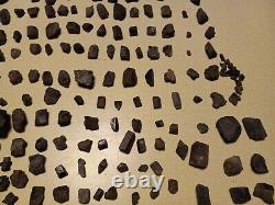 250 + STAUROLITE FAIRY STONE Cross rock mineral crystal arms pieces Free US Ship