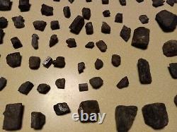 250 + STAUROLITE FAIRY STONE Cross rock mineral crystal arms pieces Free US Ship