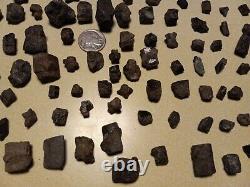 250 + STAUROLITE FAIRY STONE Cross rock mineral crystal arms pieces Free US Ship