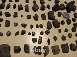 250 + STAUROLITE FAIRY STONE Cross rock mineral crystal arms pieces Free US Ship