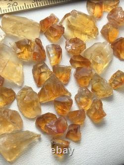 25 Gram / Beautiful Natural Top Colour Citrine Parcel Hand Selected Pieces