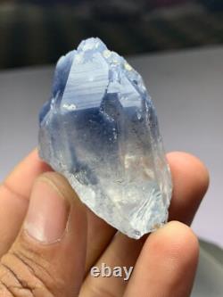 261 Carats Lovely Piece of Blue Quartz Crystal from Afghanistan