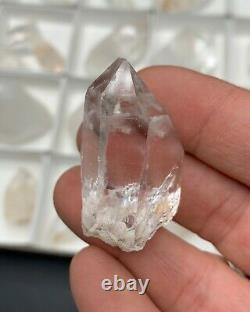 26 Piece High Grade Arkansas Quartz Wholesale Flat, Med/Large Single Points and