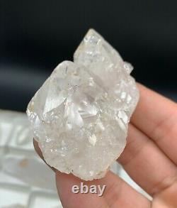 27 Piece High Grade Arkansas Quartz Wholesale Flat, Floaters, Self Healed, Doubl