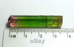 27 cts amazing bi color tourmaline facet grade piece