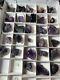 28 Piece Purple Hasties Quarry Fluorite Crystal Mineral Specimen Wholesale Lot